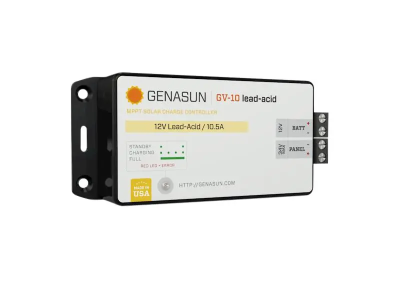 Genasun GV-10 Lood 12 Volt mppt