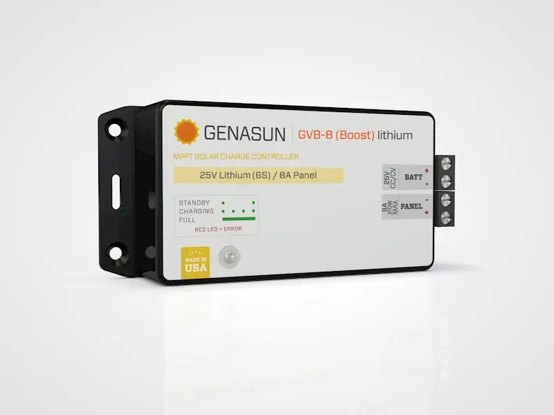 Genasun GVB-8 Boost Lithium 25.0 Volt mppt