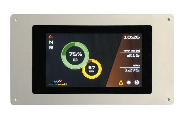 WaterWorld display silver