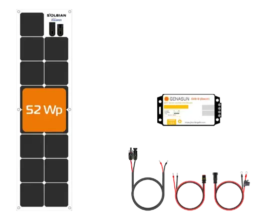 SunBender kit S 52 Watt 4S LiFePO4 (14.2V)