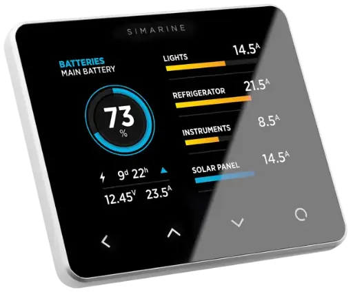 Simarine Pico display - opbouw/standalone zilver Rev 2.0
