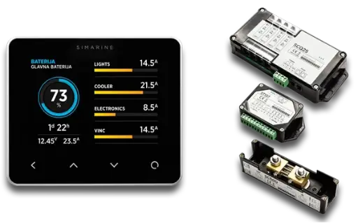 Simarine Pico Blue Set - opbouw/standalone zwart Rev 23