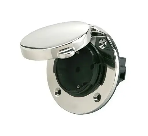 Ratio stopcontact Schuko RVS 16A/230V