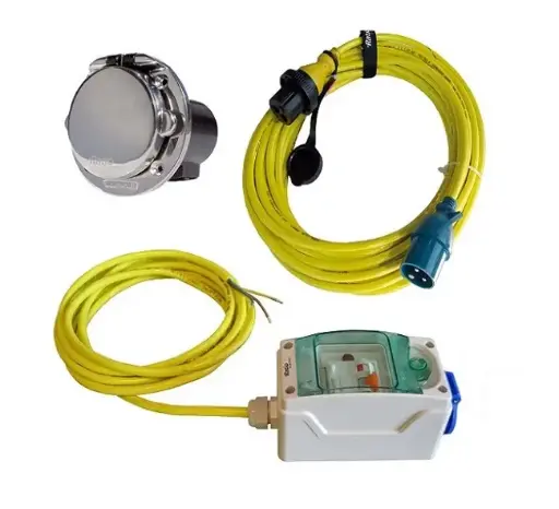  Ratio MP16 walstroom set met RVS inlet (16A/230V)